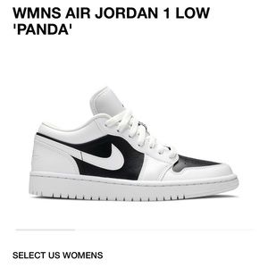 Air Jordan Panda reverse color way W 6 Brand New w/ receipt. All sales final